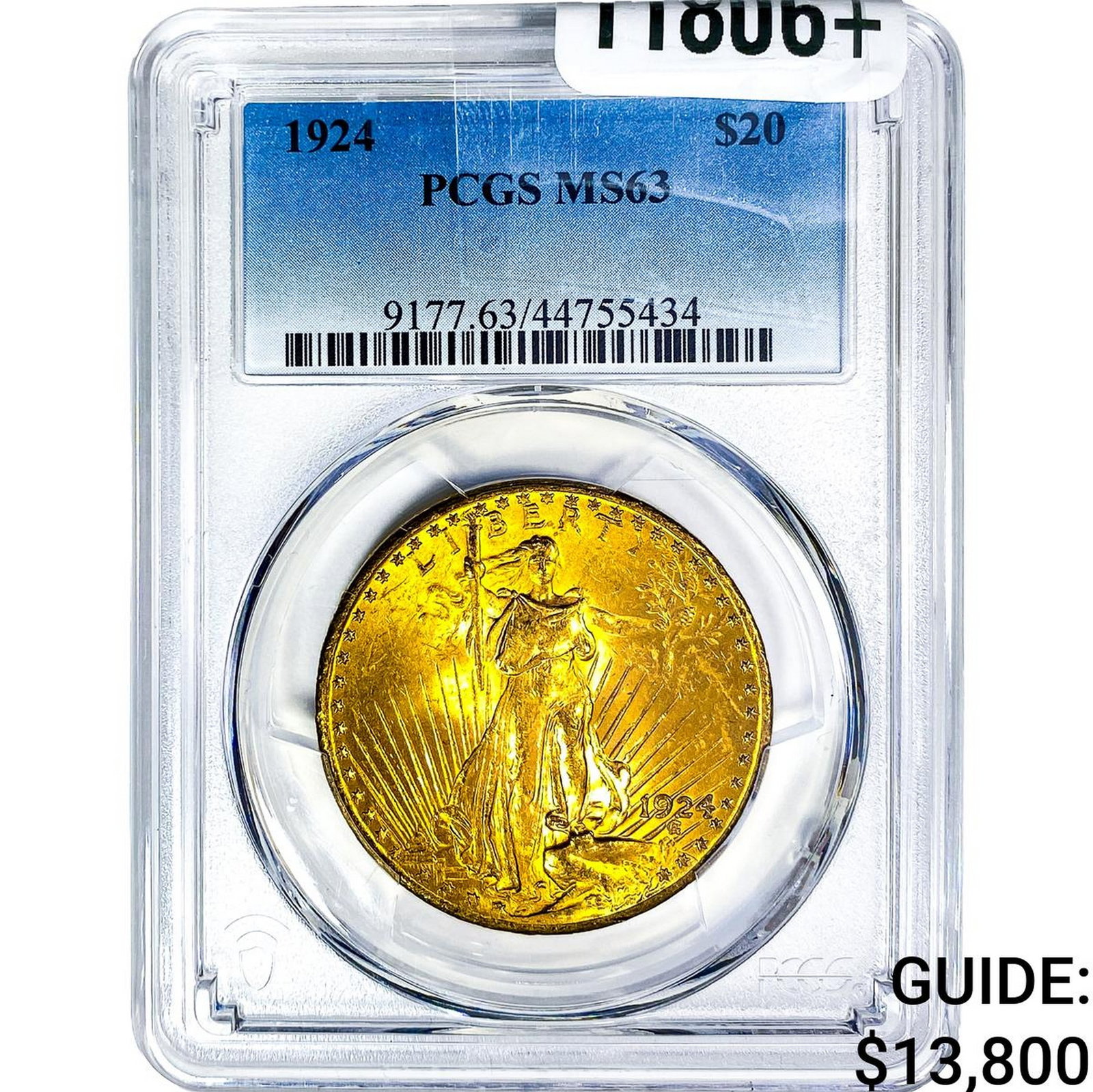 1924 $20 Gold Double Eagle PCGS MS63 (1 of 4)