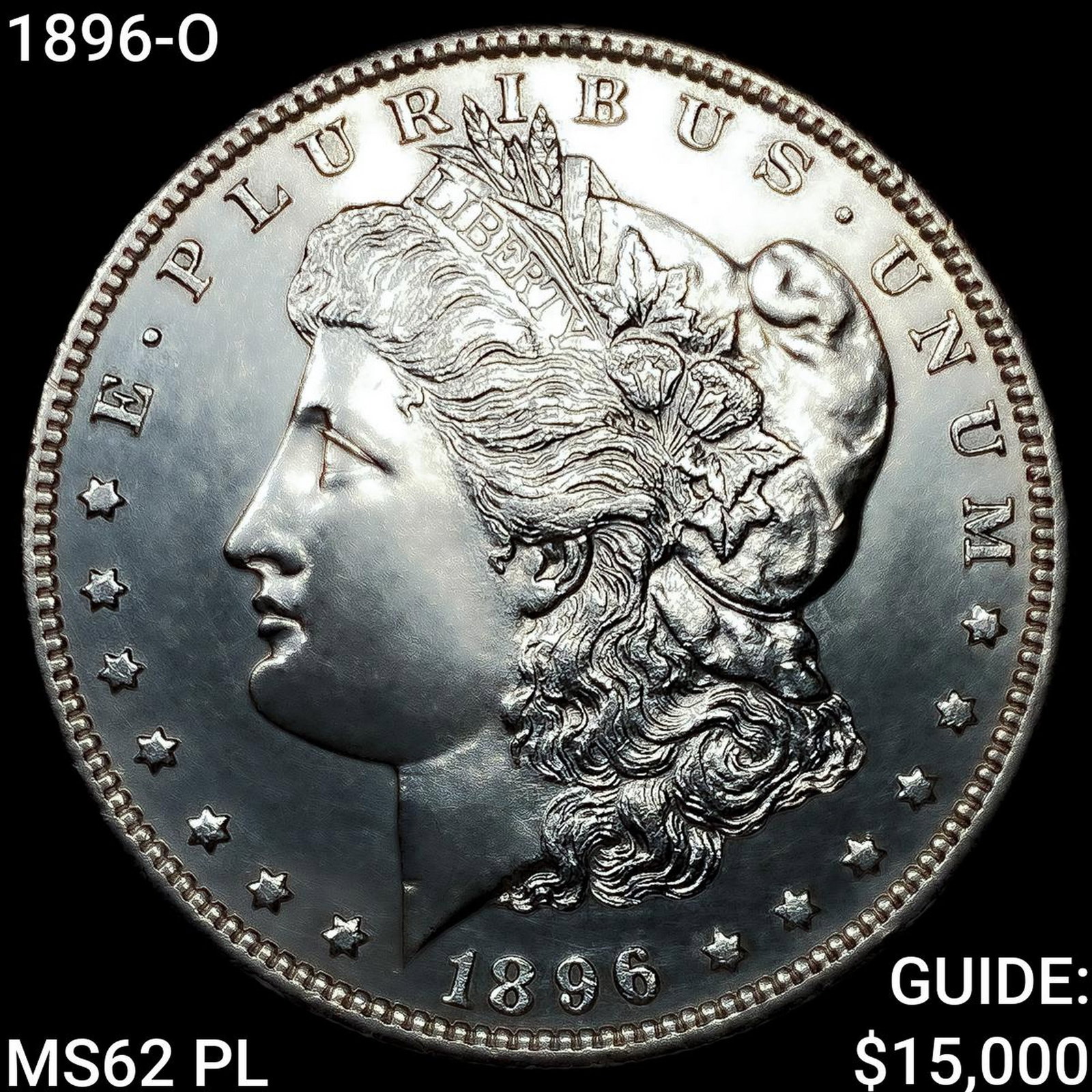 1896-O Morgan Silver Dollar UNCIRCULATED PL (1 of 2)