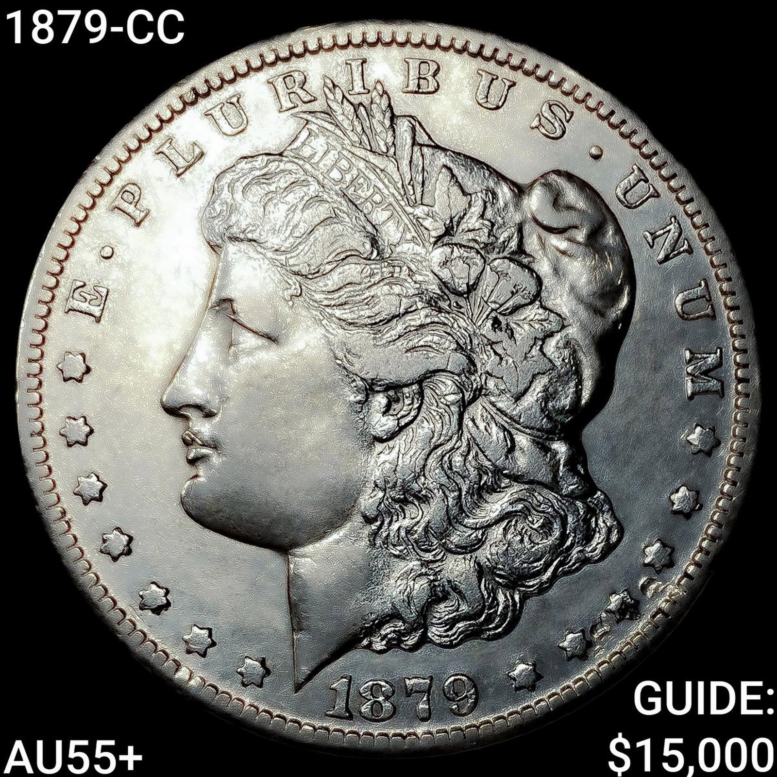 1879-CC Morgan Silver Dollar HIGH GRADE+ (1 of 2)