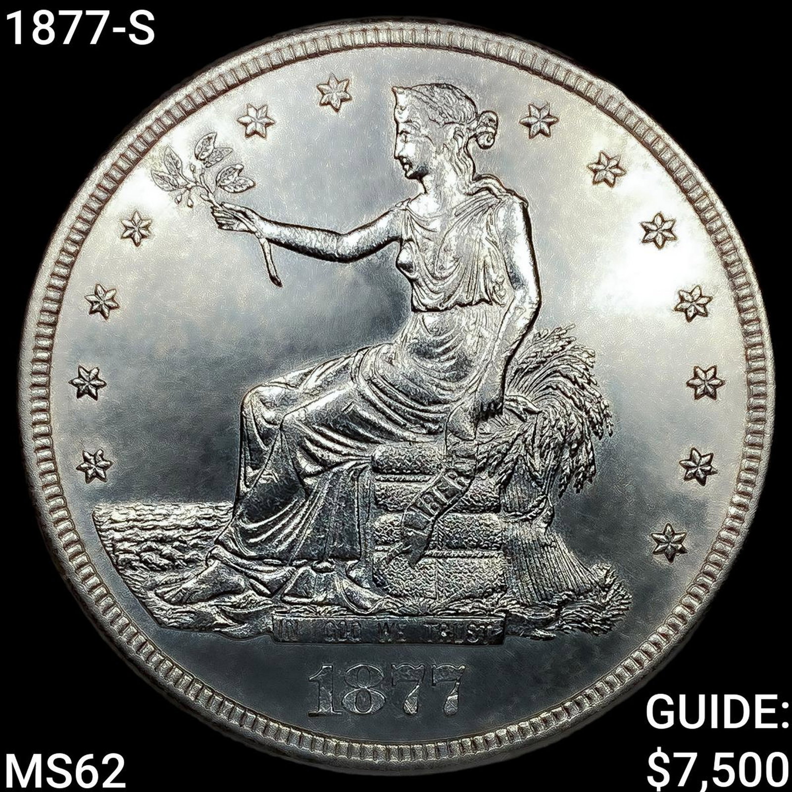 1877-S Silver Trade Dollar UNCIRCULATED (1 of 2)