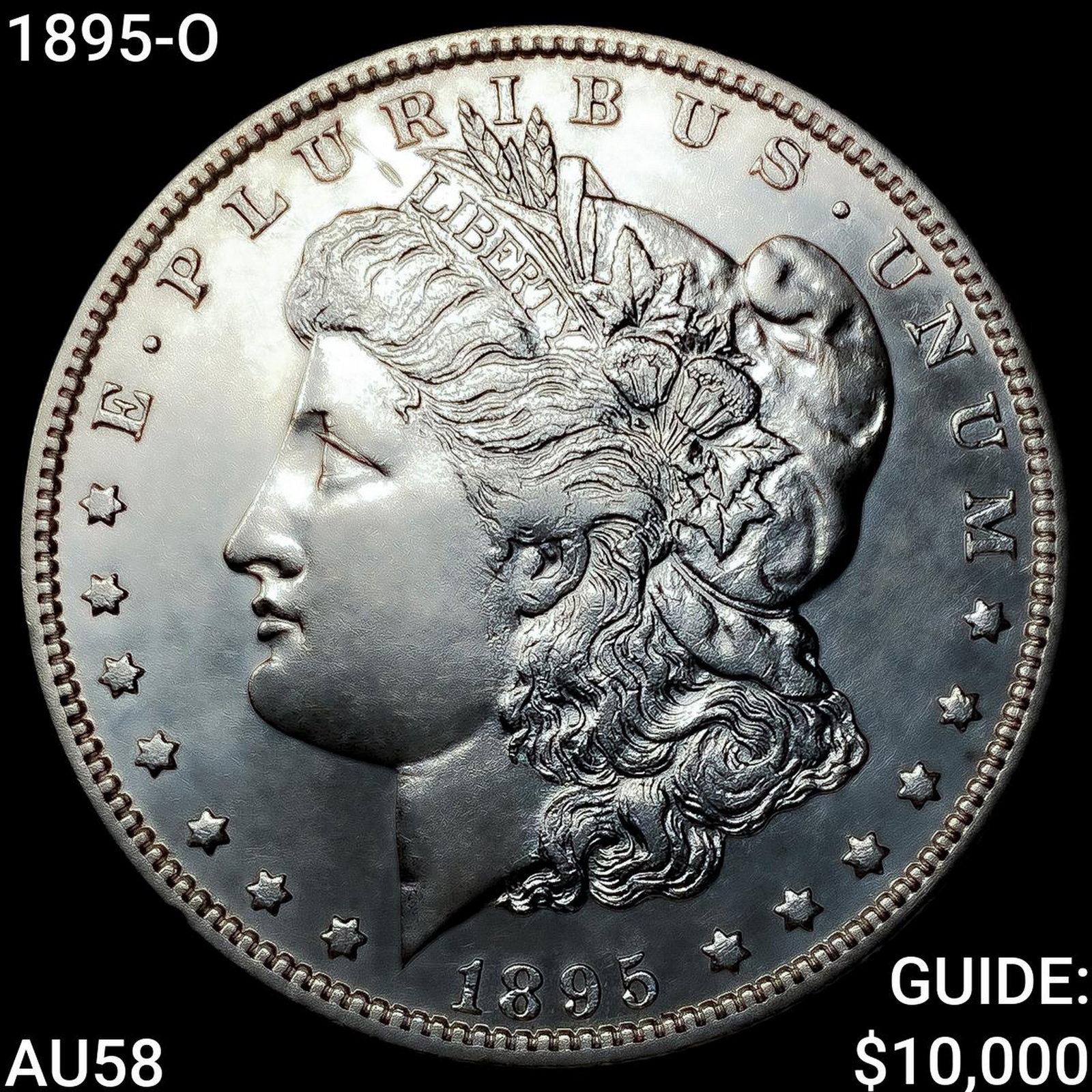 1895-O Morgan Silver Dollar CHOICE AU: 1895-O Morgan Silver Dollar CHOICE AU