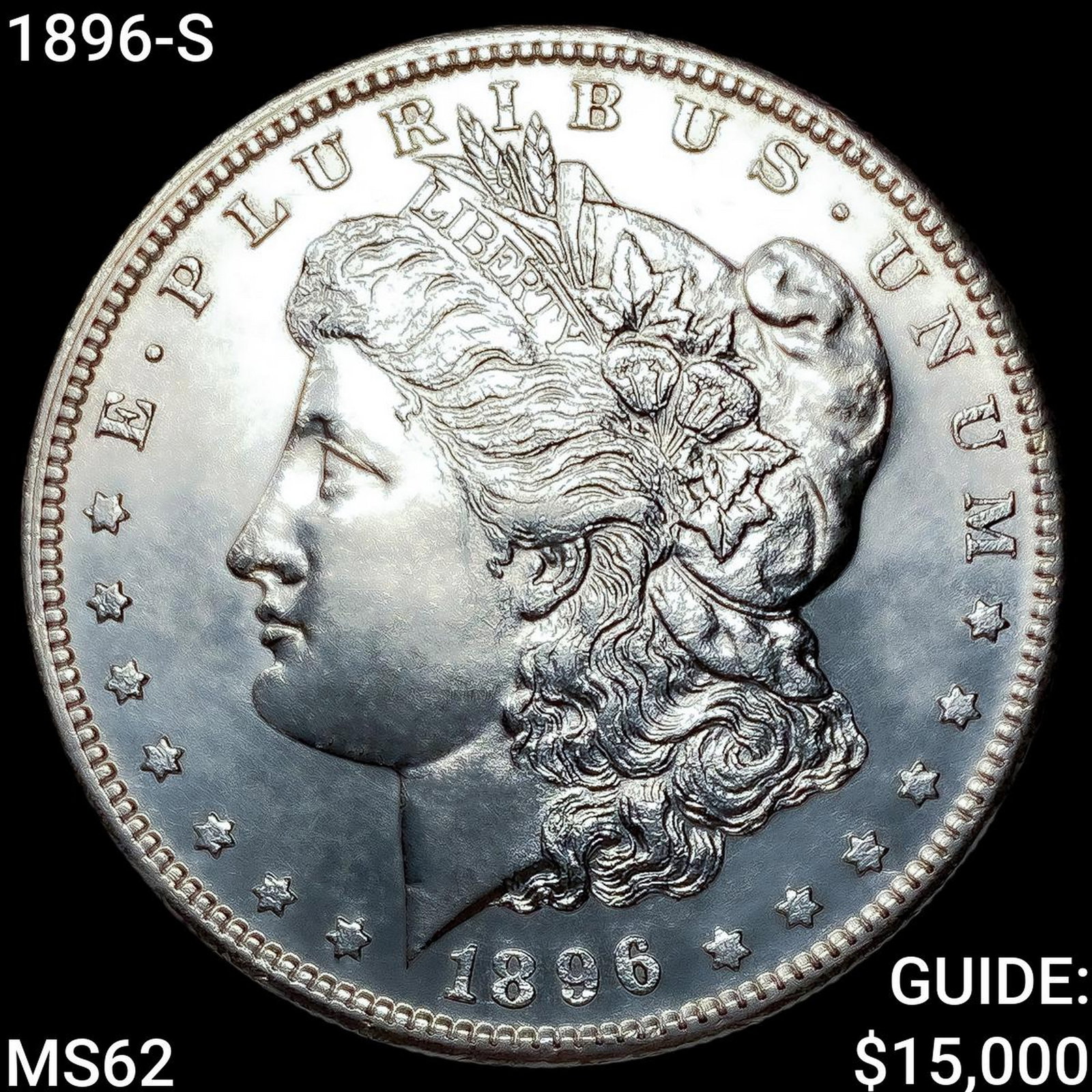 1896-S Morgan Silver Dollar UNCIRCULATED: 1896-S Morgan Silver Dollar UNCIRCULATED