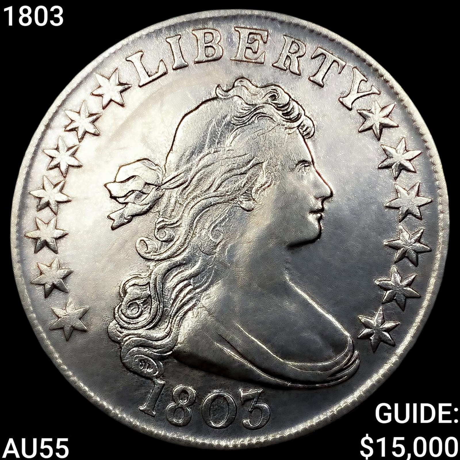 1803 Draped Bust Half Dollar HIGH GRADE: 1803 Draped Bust Half Dollar HIGH GRADE