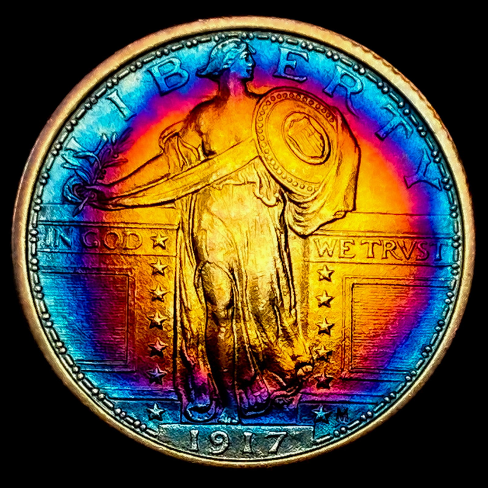 1917 T1 Standing Liberty Quarter (1 of 2)