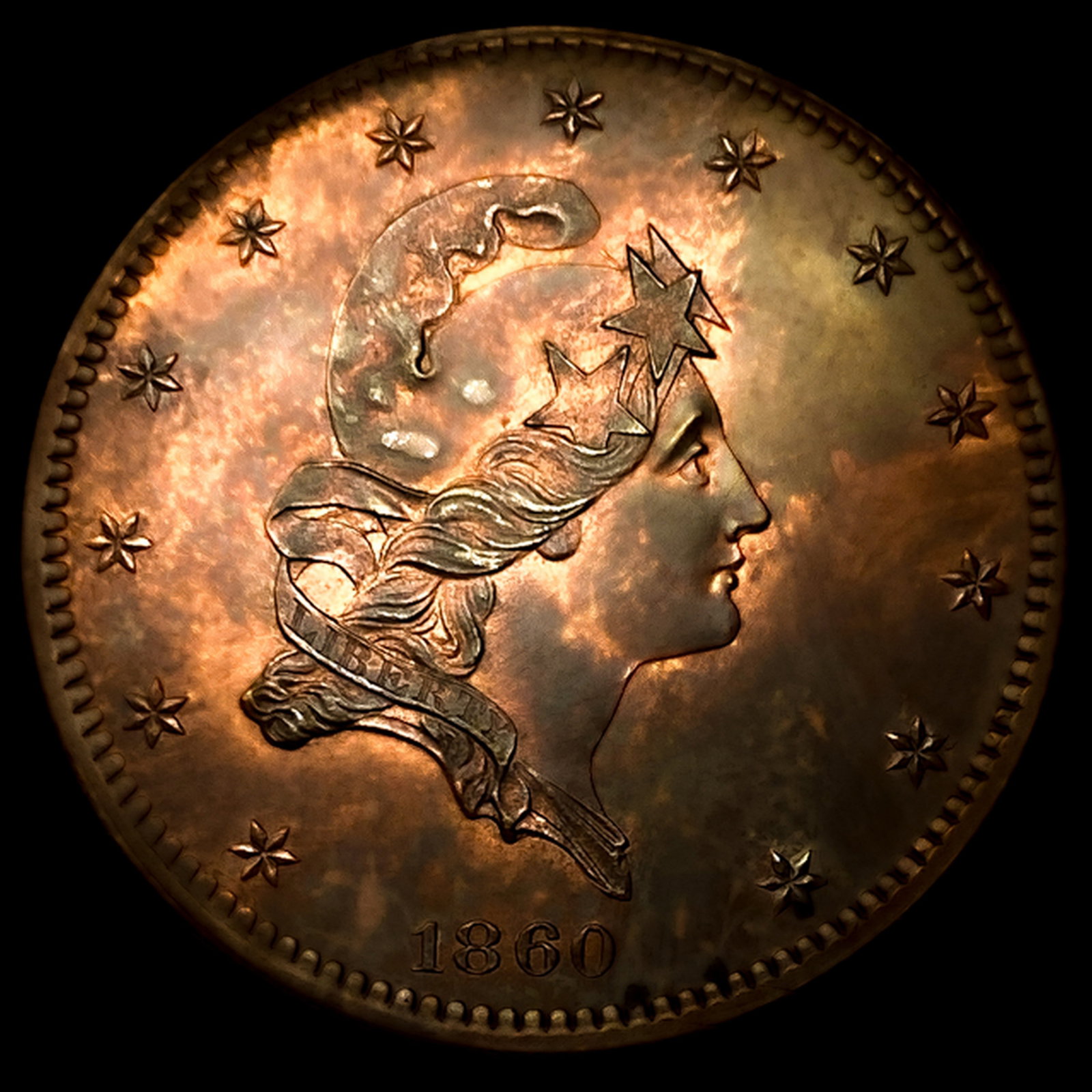 1860 J-272 US Half Eagle Pattern (1 of 2)