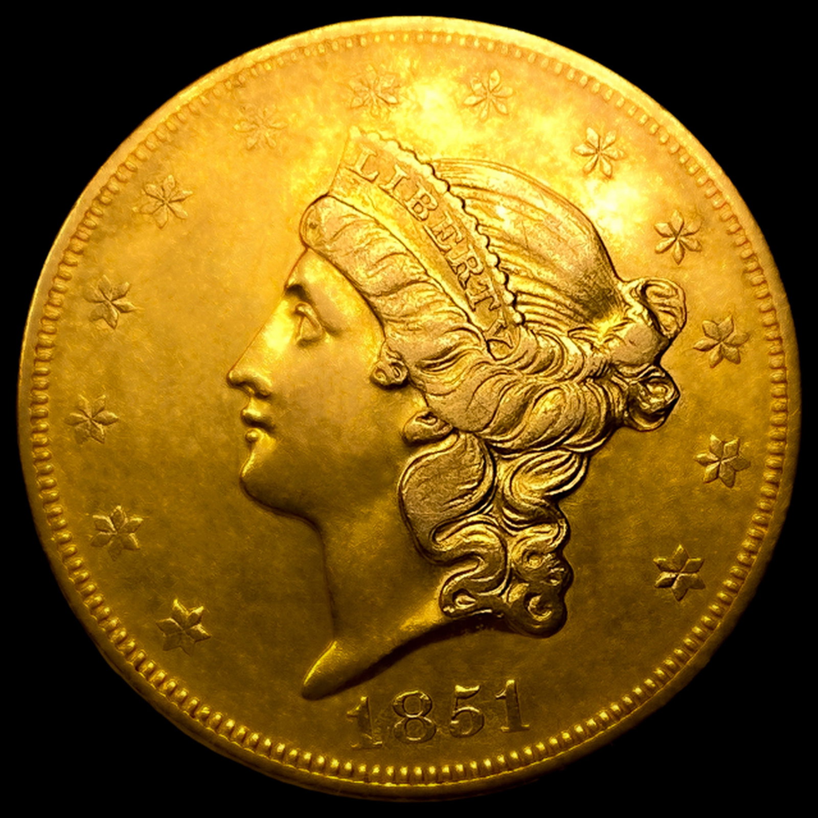 1851-O $20 Gold Double Eagle: 1851-O $20 Gold Double Eagle