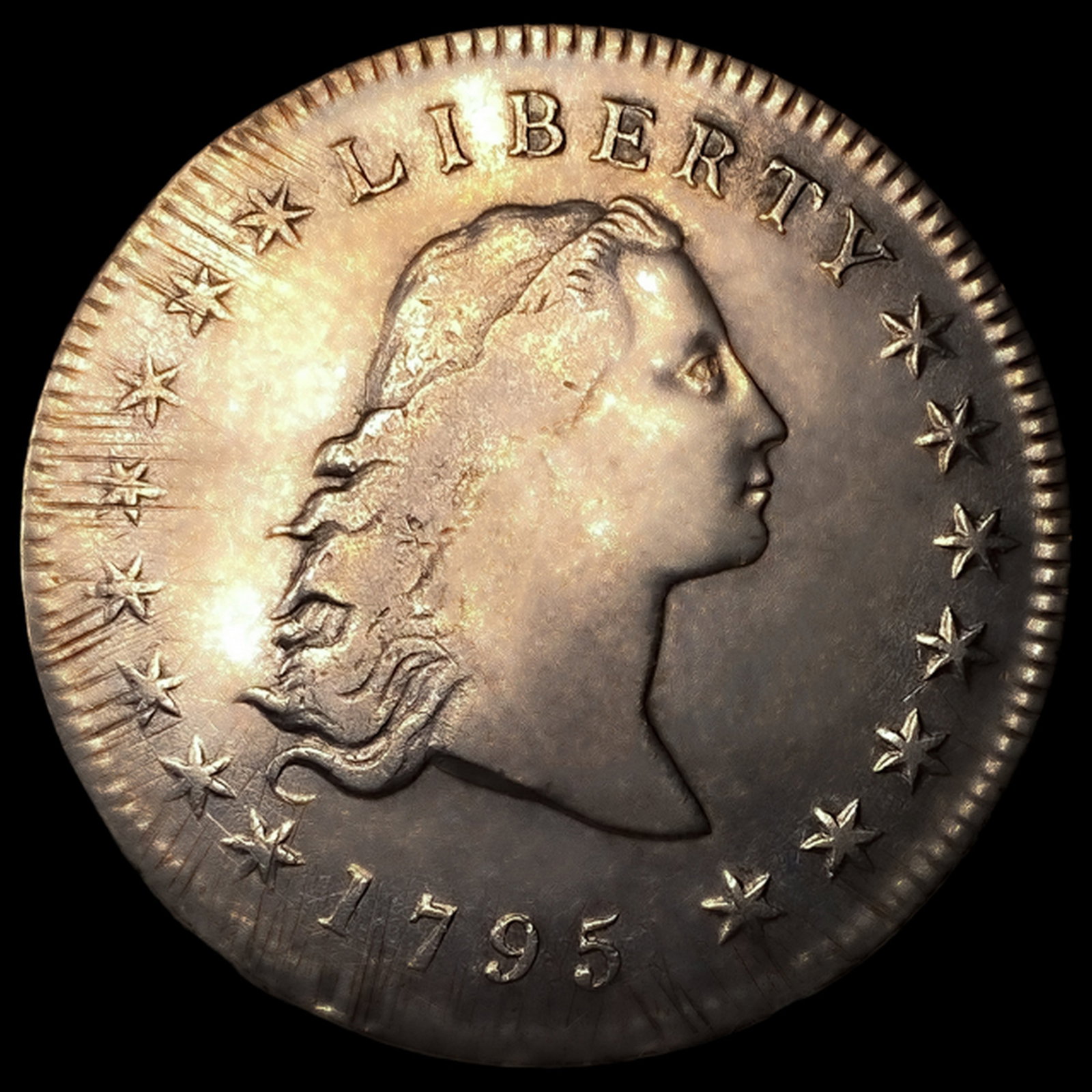 1795 3 Leaves Flowing Hair Dollar: 1795 3 Leaves Flowing Hair Dollar