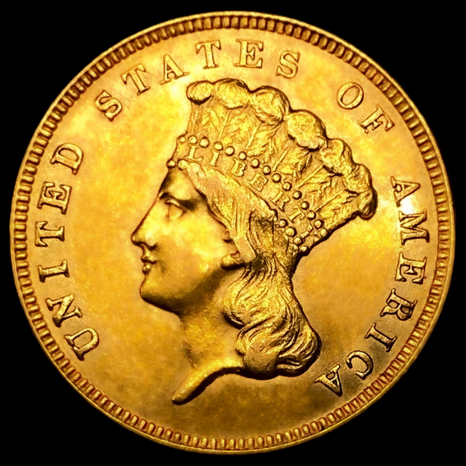 1888 $3 Gold Piece: 1888 $3 Gold Piece