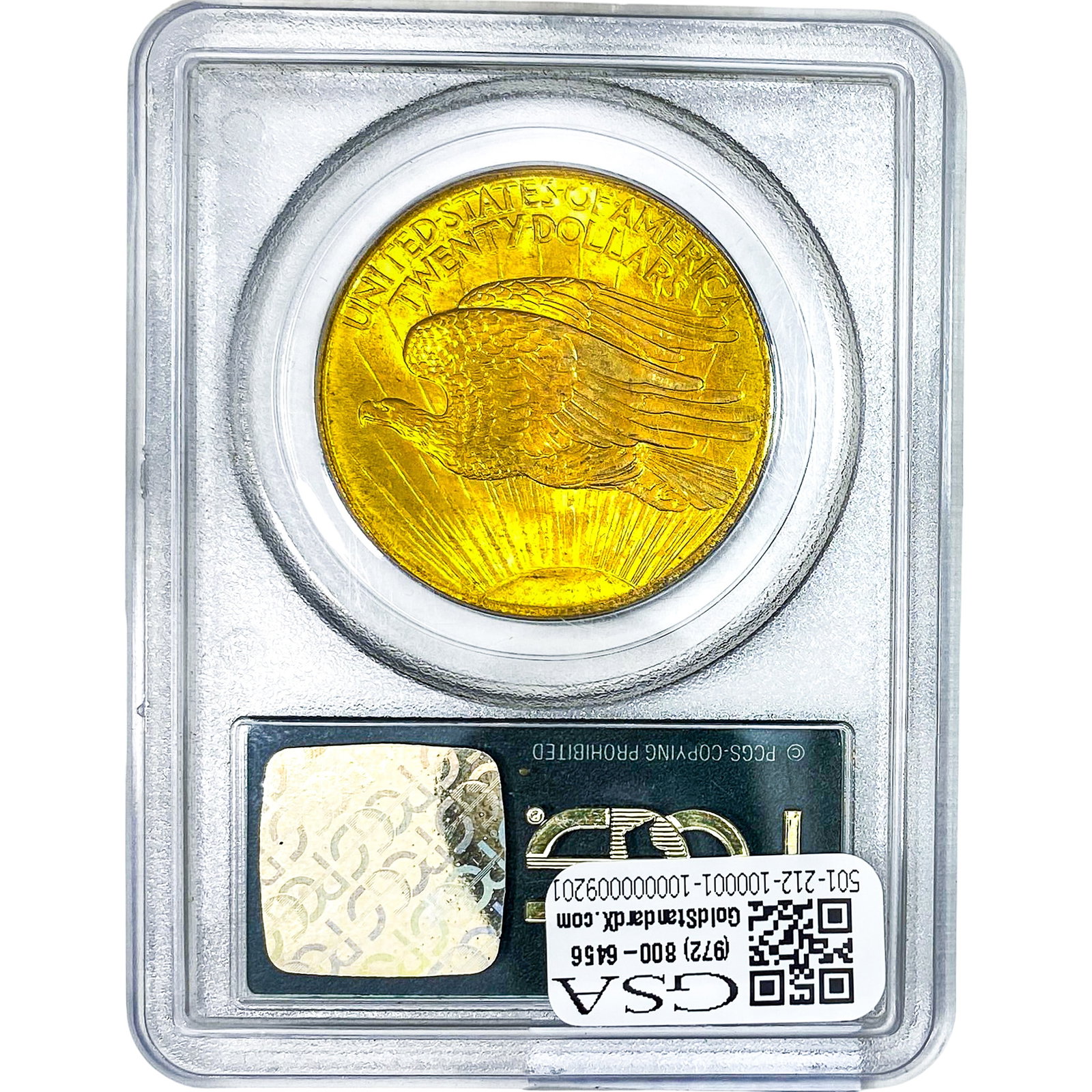 1908 $20 Gold Double Eagle PCGS MS64 - 2