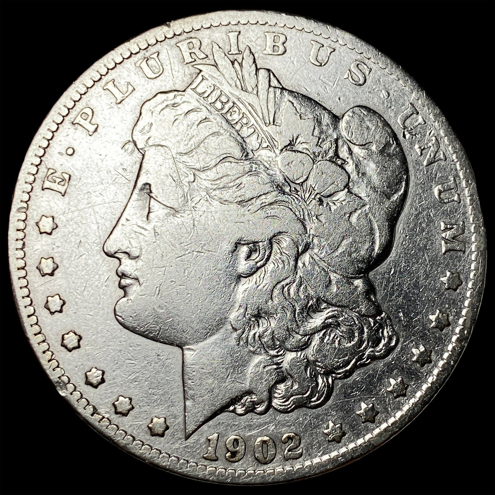 1902-S Silver Morgan Dollar NICELY CIRCULATED: 1902-S Silver Morgan Dollar NICELY CIRCULATED