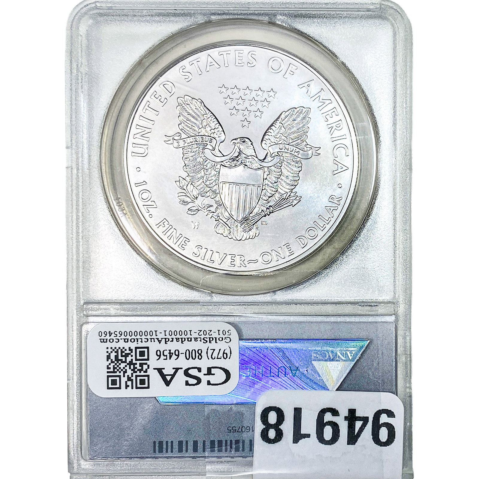 2011-W Silver Eagle ANACS SP70 - 2