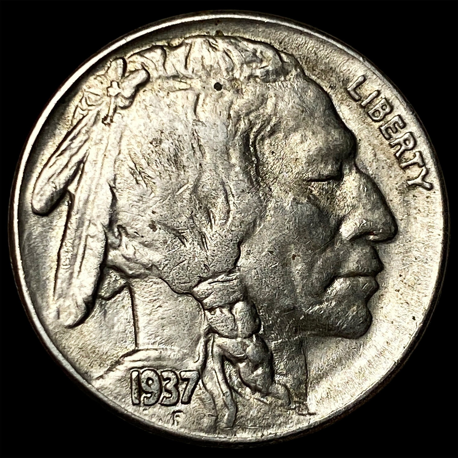 1937-S Buffalo Nickel CLOSELY UNCIRCULATED: 1937-S Buffalo Nickel CLOSELY UNCIRCULATED