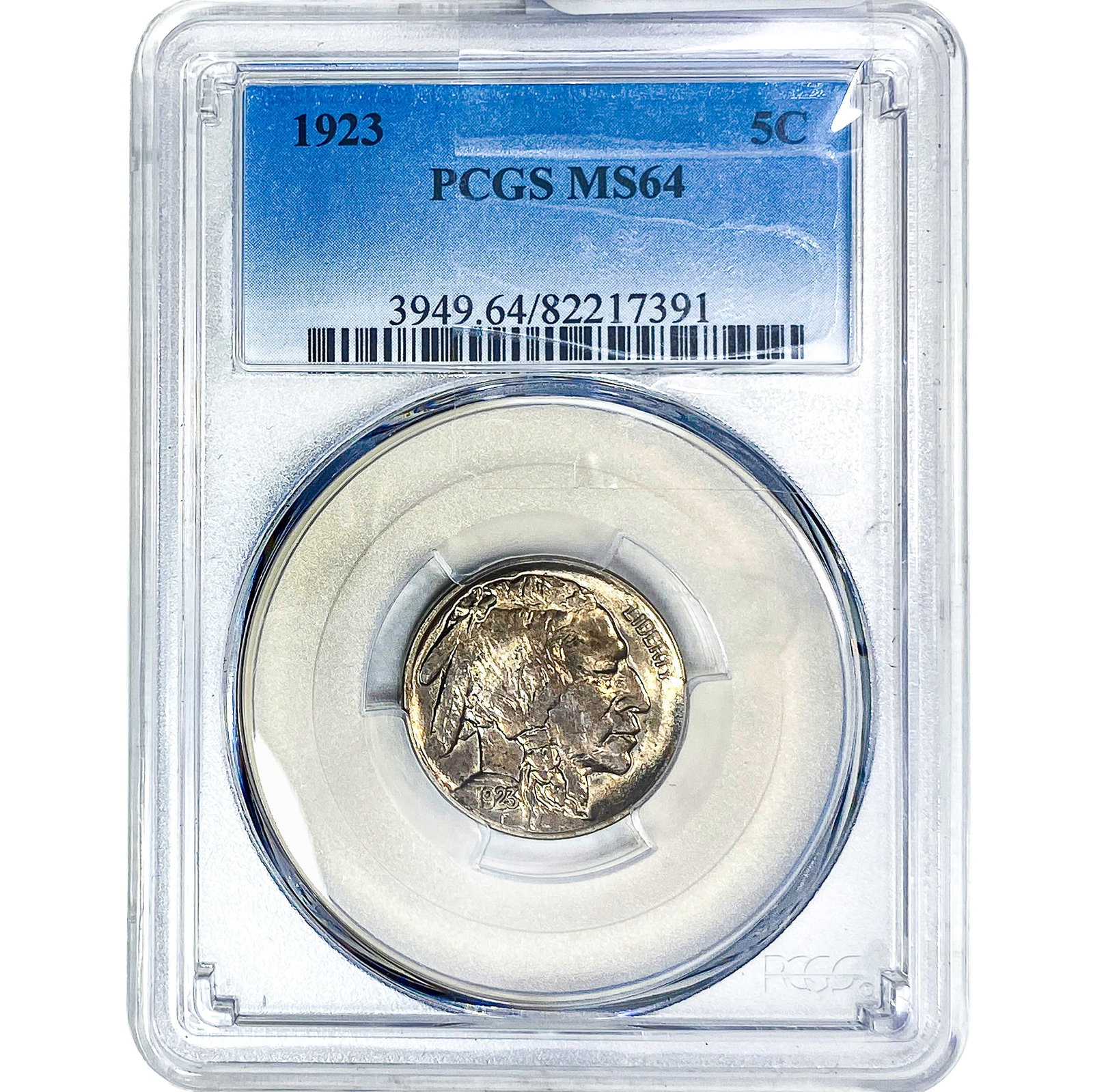 1923 Buffalo Nickel PCGS MS64: 1923 Buffalo Nickel PCGS MS64