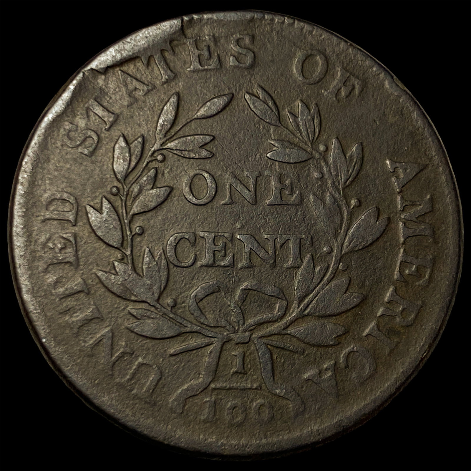 1802 Large Cent Draped Bust NICELY CIRCULATED - 2