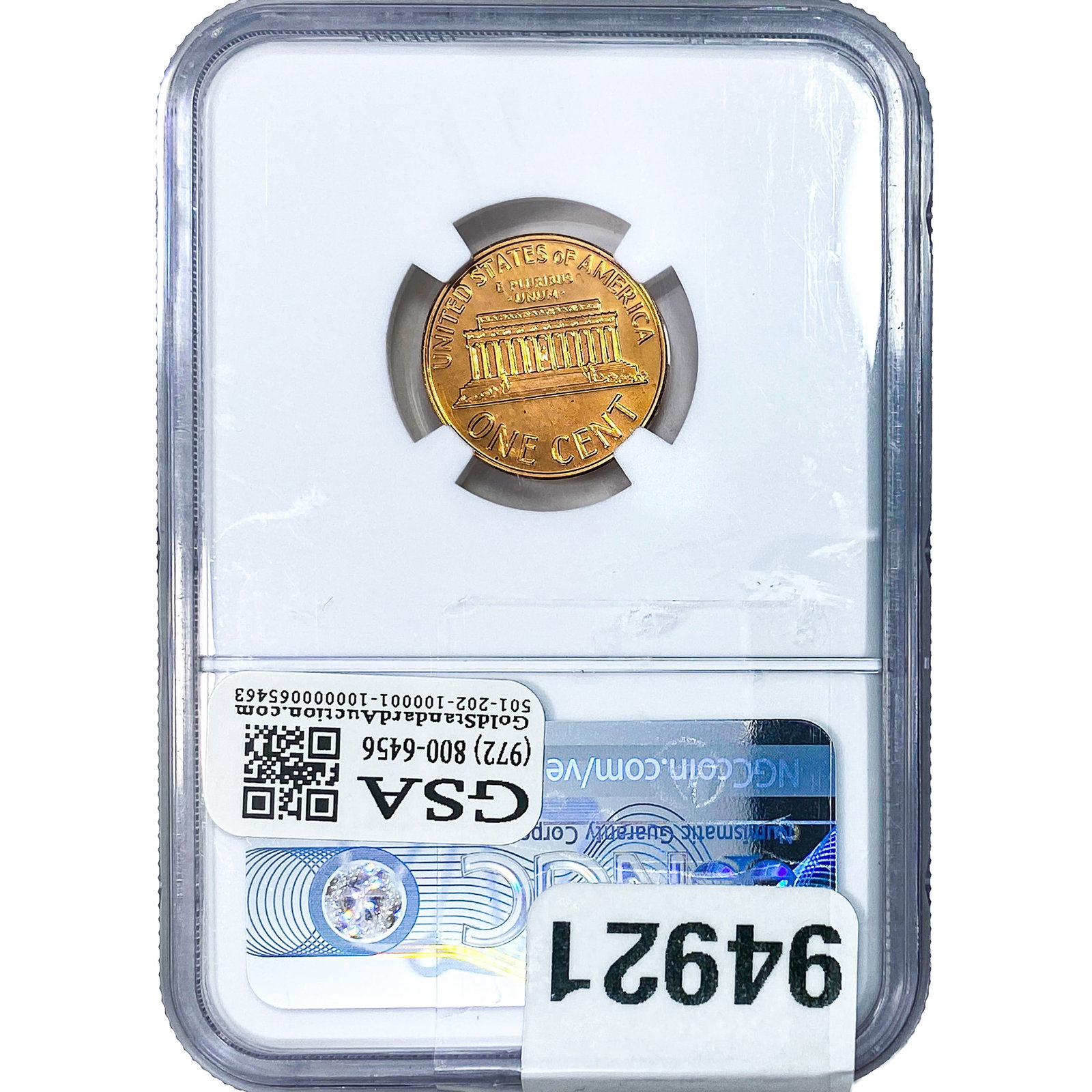 1960 Wheat Cent NGC PF69 RD Small Date - 2