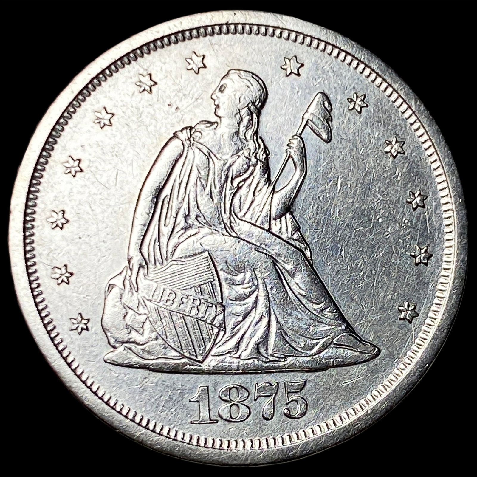 1875-S Silver Twenty Cents UNCIRCULATED (1 of 2)