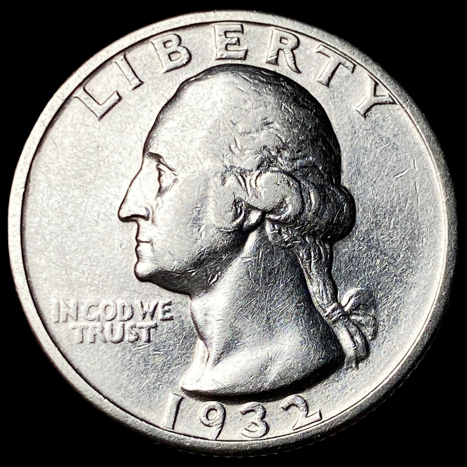 1932-S Silver Washington Quarter CLOSELY UNCIRCULATED: 1932-S Silver Washington Quarter CLOSELY UNCIRCULATED