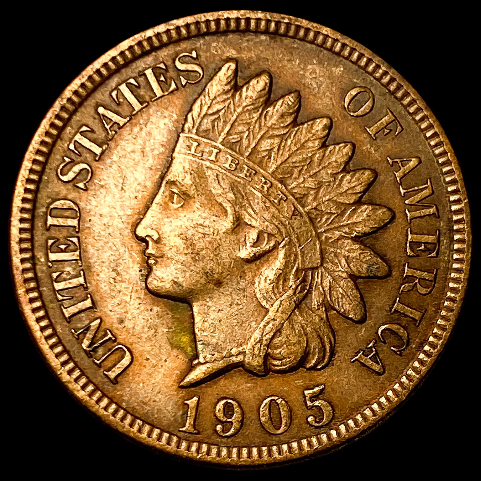 1905 Indian Head Cent CHOICE AU (1 of 2)
