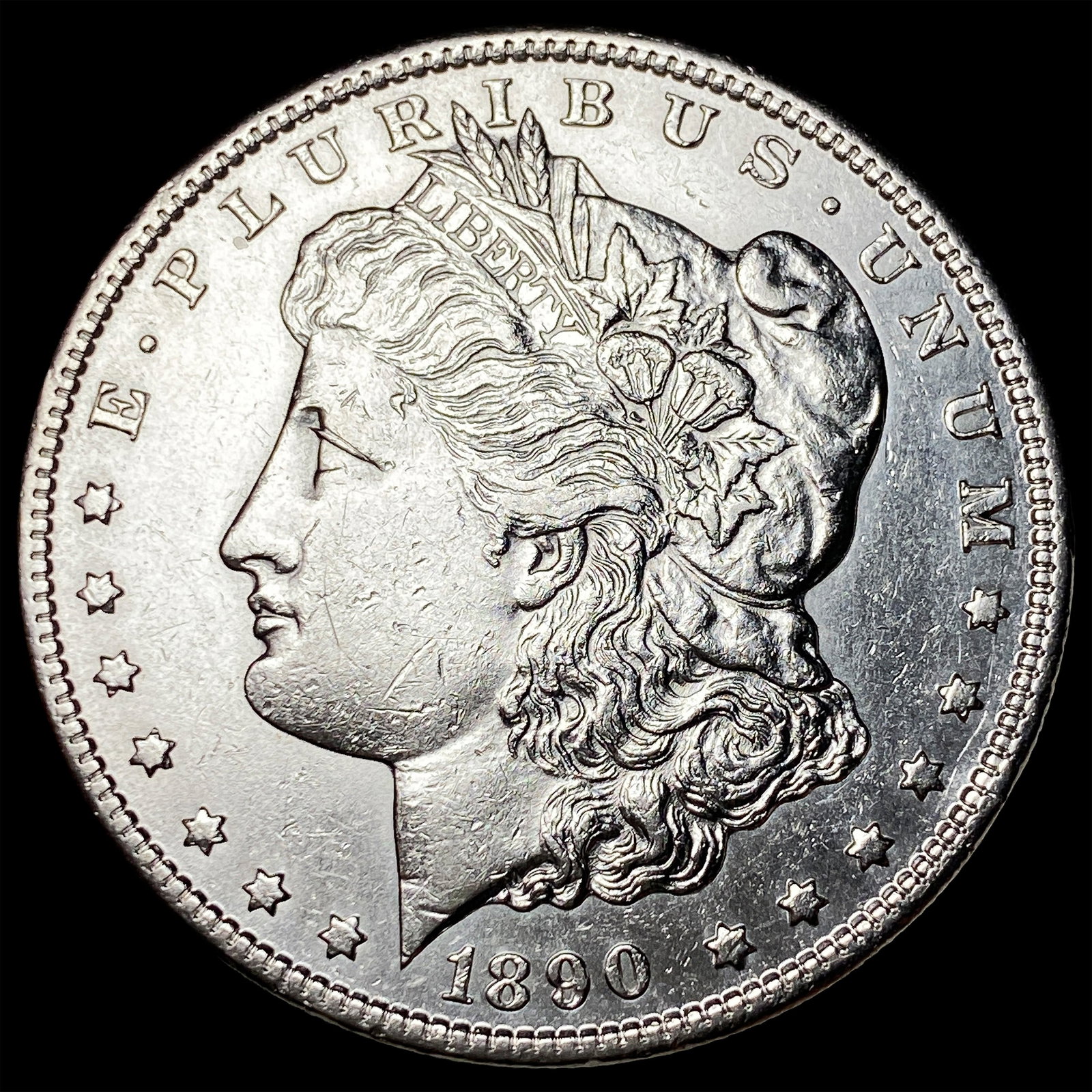 1890-CC Silver Morgan Dollar UNCIRCULATED: 1890-CC Silver Morgan Dollar UNCIRCULATED