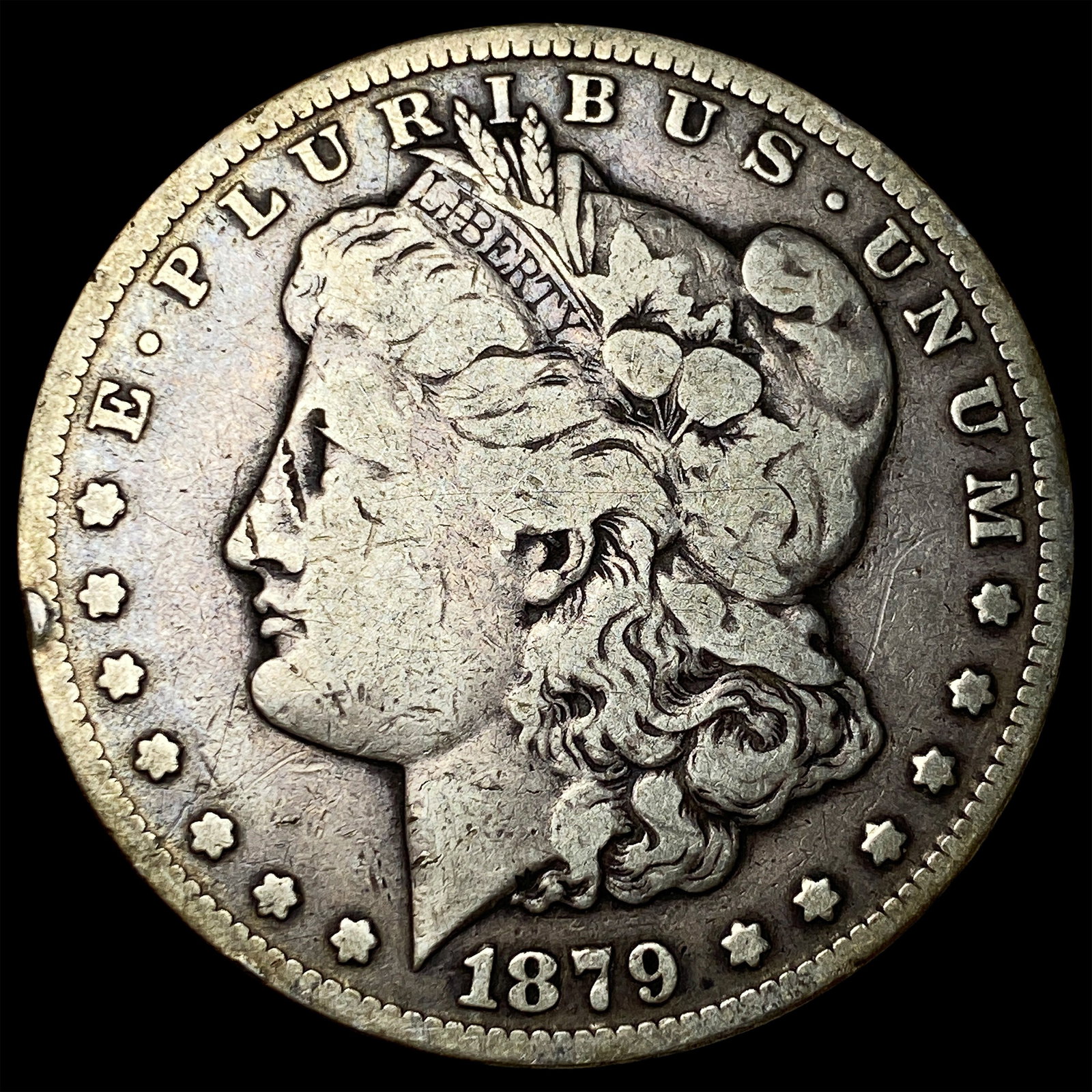 1879-CC Silver Morgan Dollar LIGHTLY CIRCULATED: 1879-CC Silver Morgan Dollar LIGHTLY CIRCULATED