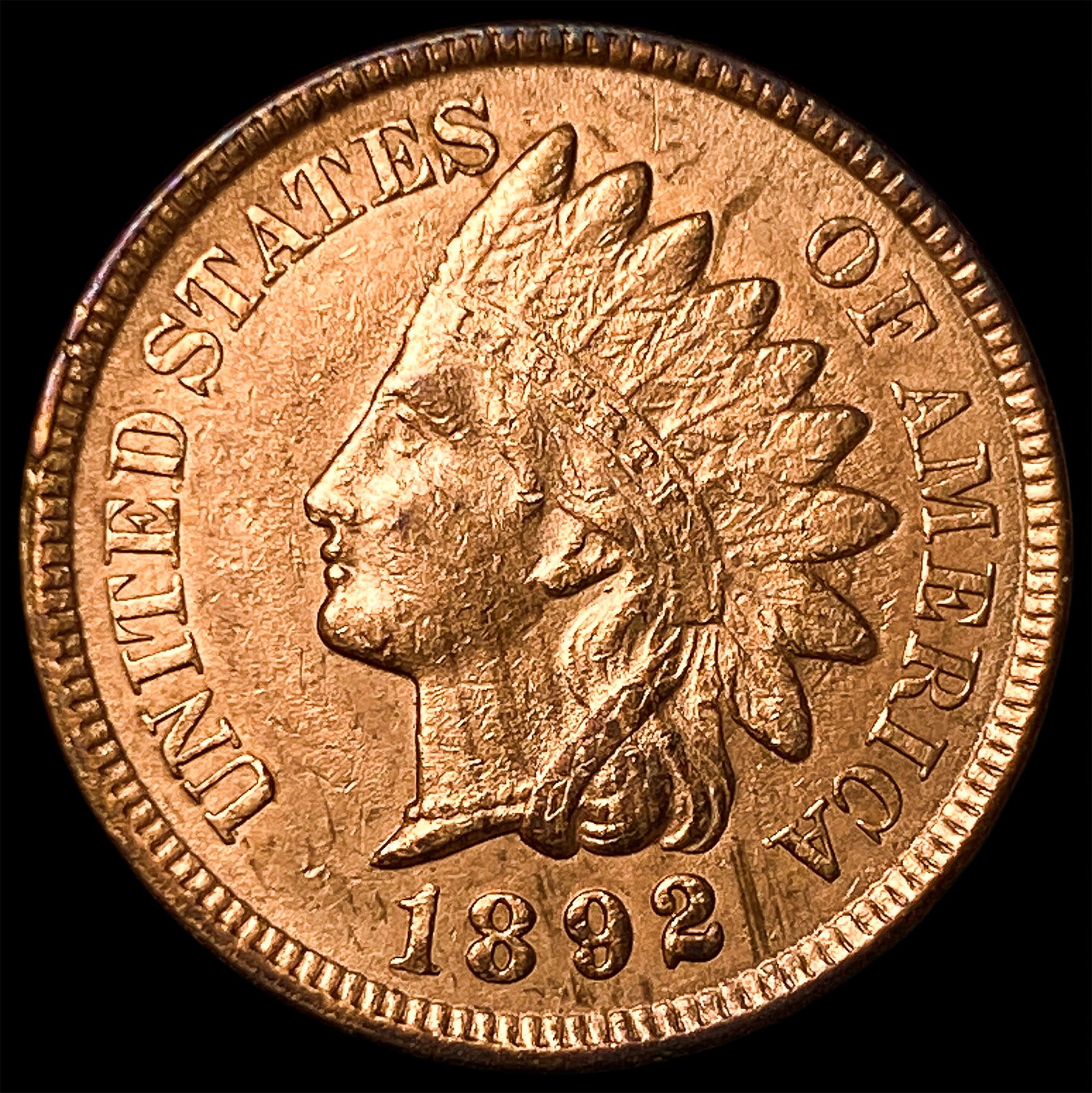 1892 Indian Head Cent UNCIRCULATED (1 of 2)