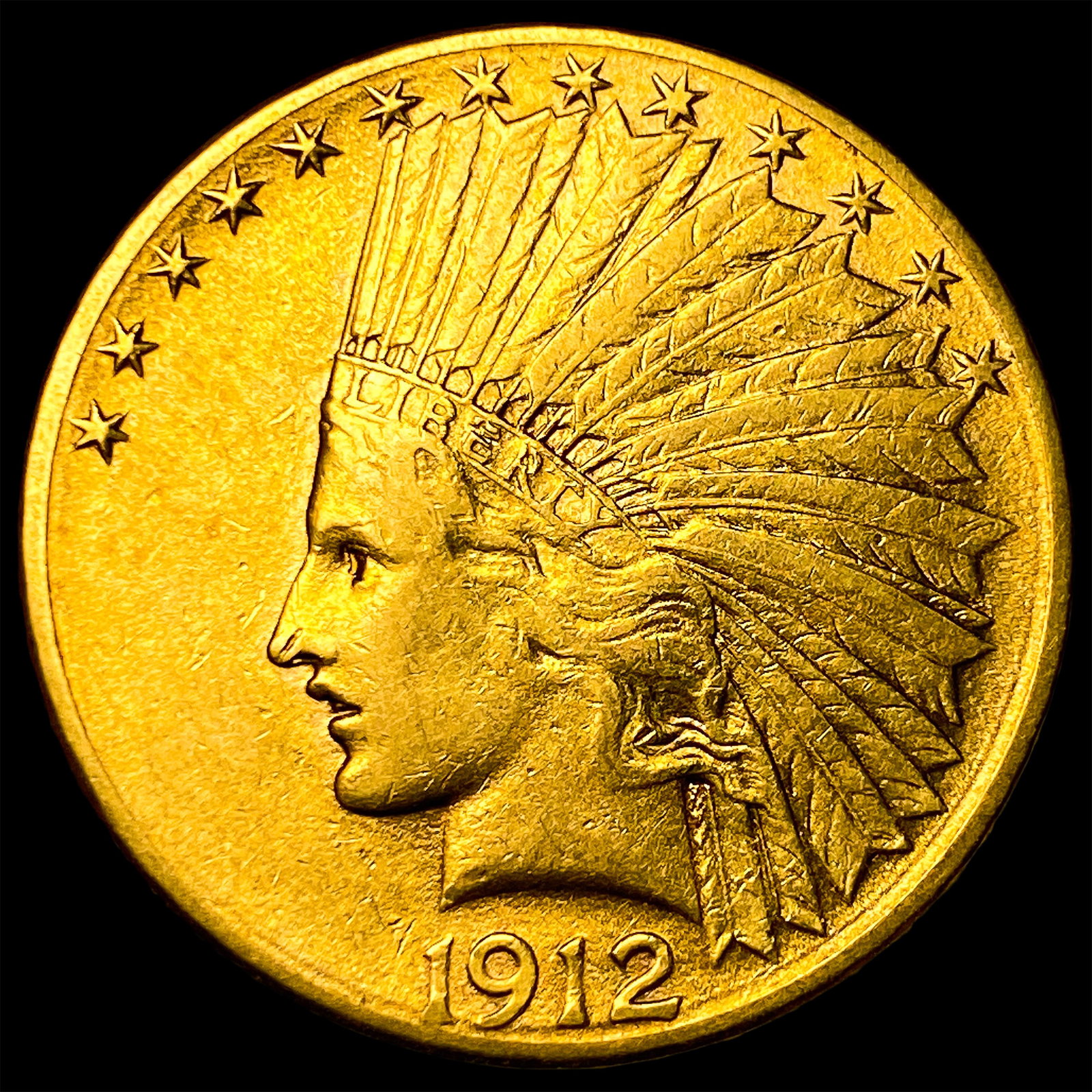 1912 Indian Head $10 Gold Eagle UNCIRCULATED (1 of 2)