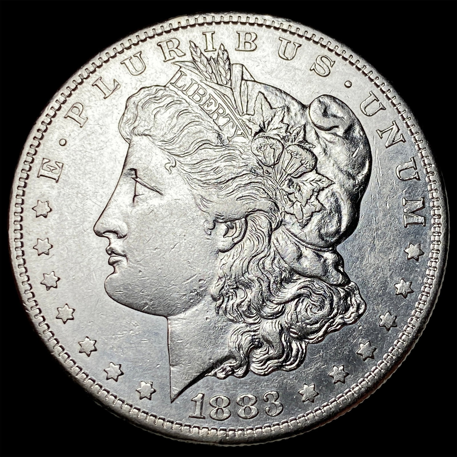 1883-S Silver Morgan Dollar CLOSELY UNCIRCULATED (1 of 2)