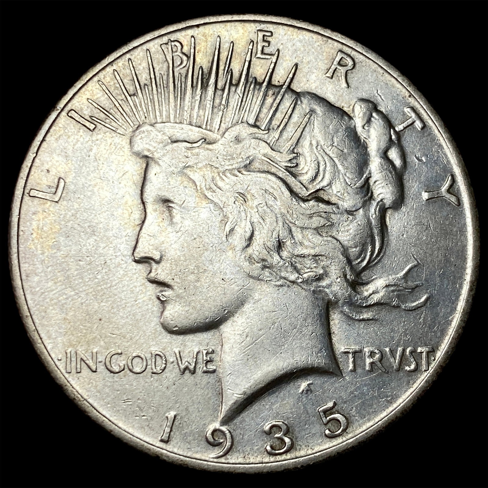 1935 Silver Peace Dollar CLOSELY UNCIRCULATED: 1935 Silver Peace Dollar CLOSELY UNCIRCULATED