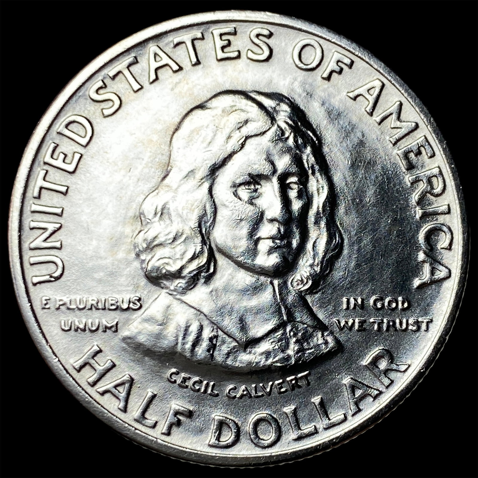 1934 Maryland Tercentenary Silver Half Dollar GEM BU: 1934 Maryland Tercentenary Silver Half Dollar GEM BU