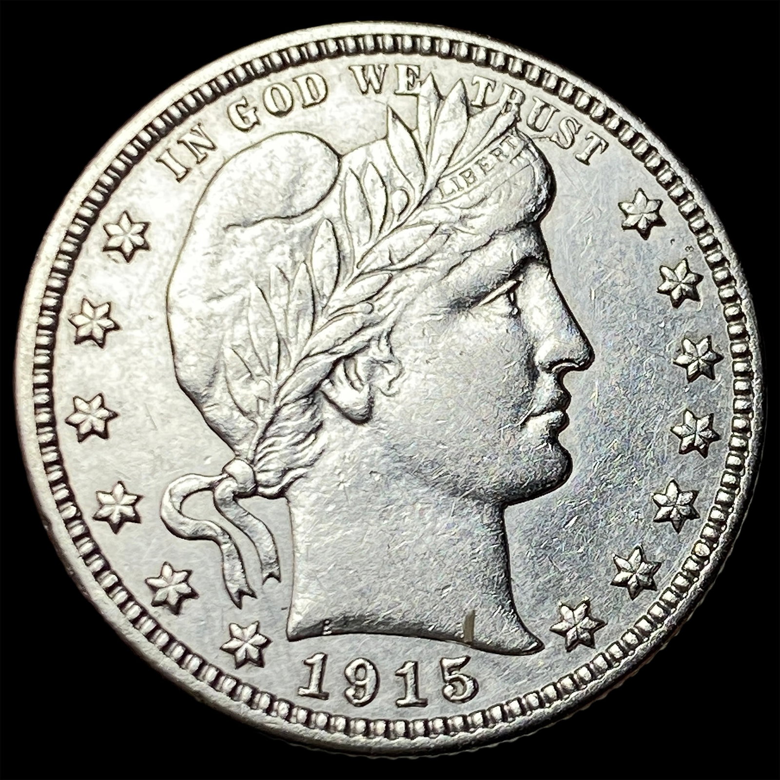 1915 Barber Quarter CHOICE AU: 1915 Barber Quarter CHOICE AU