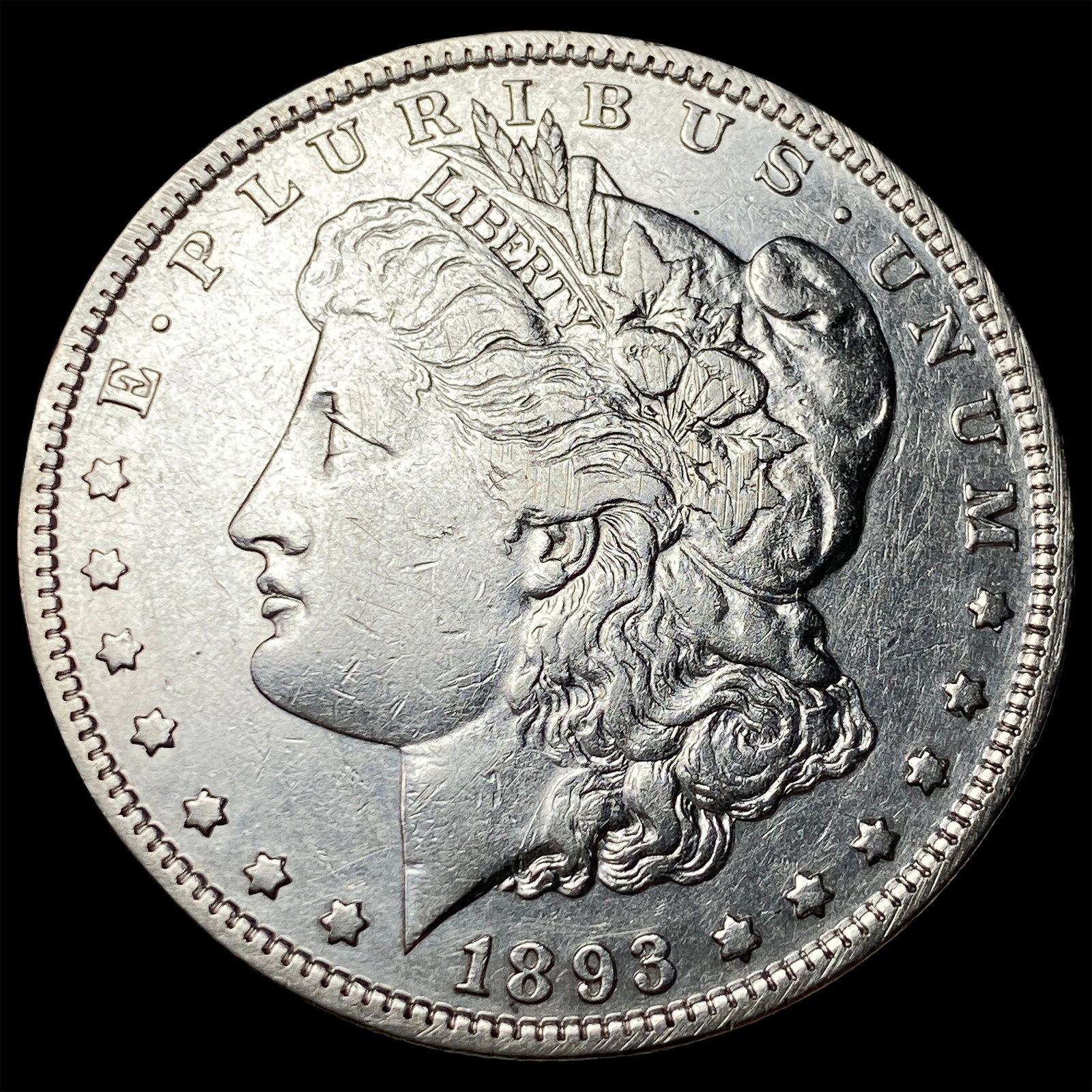 1893 Silver Morgan Dollar CHOICE AU: 1893 Silver Morgan Dollar CHOICE AU