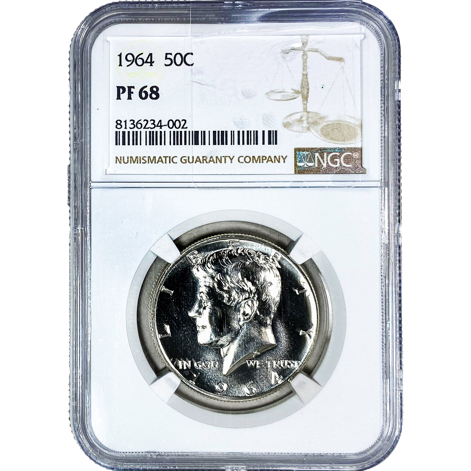1964 Kennedy Half Dollar NGC PF68 (1 of 2)