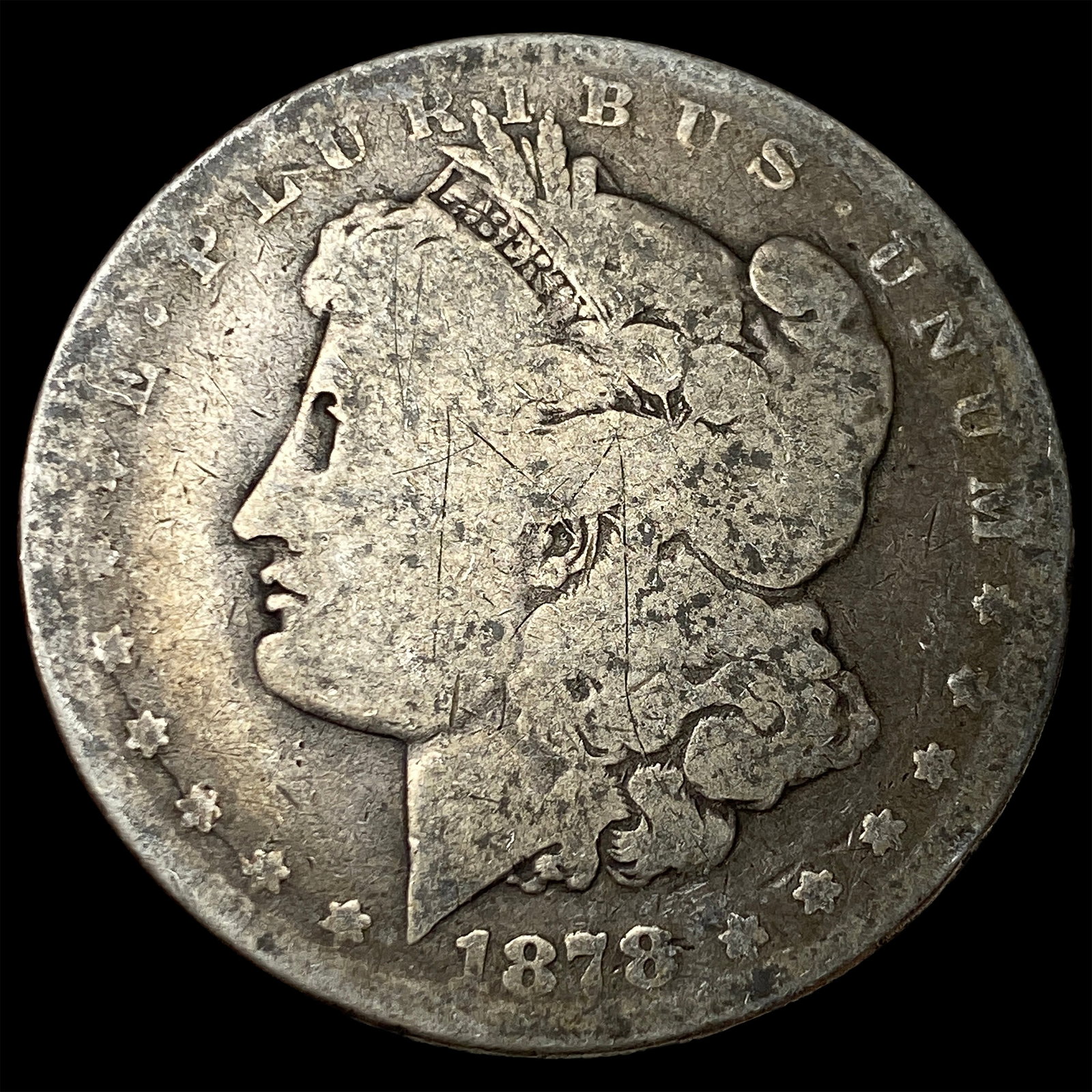 1878 8TF Morgan Silver Dollar NICELY CIRCULATED: 1878 8TF Morgan Silver Dollar NICELY CIRCULATED