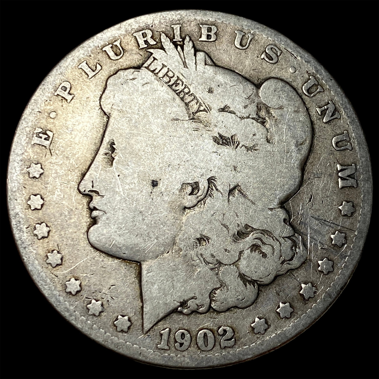 1902-S Silver Morgan Dollar NICELY CIRCULATED: 1902-S Silver Morgan Dollar NICELY CIRCULATED