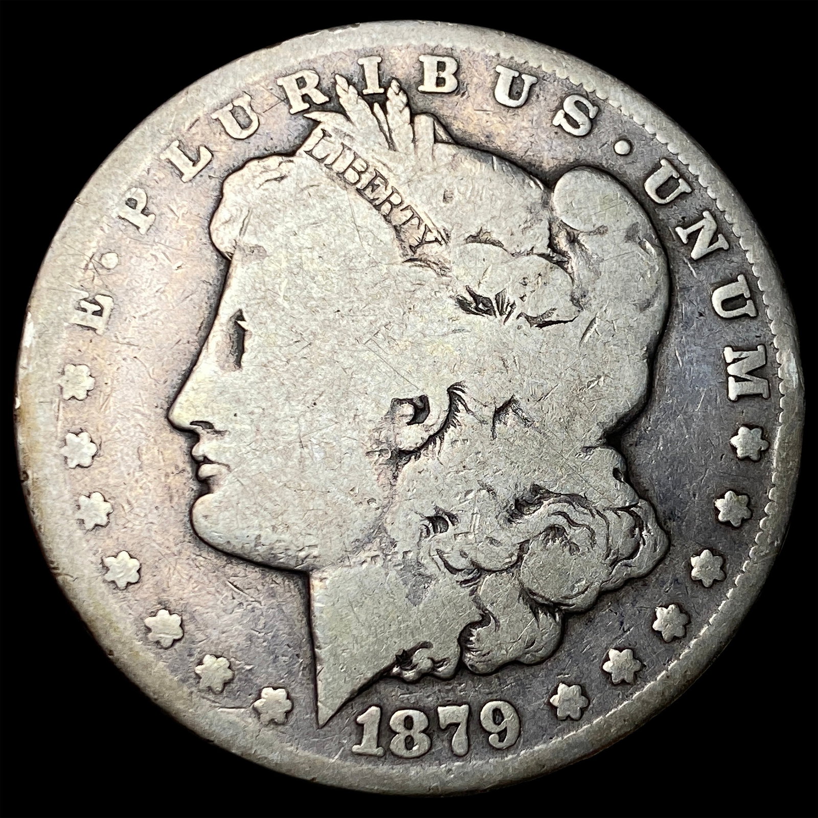 1879-CC Silver Morgan Dollar LIGHTLY CIRCULATED: 1879-CC Silver Morgan Dollar LIGHTLY CIRCULATED