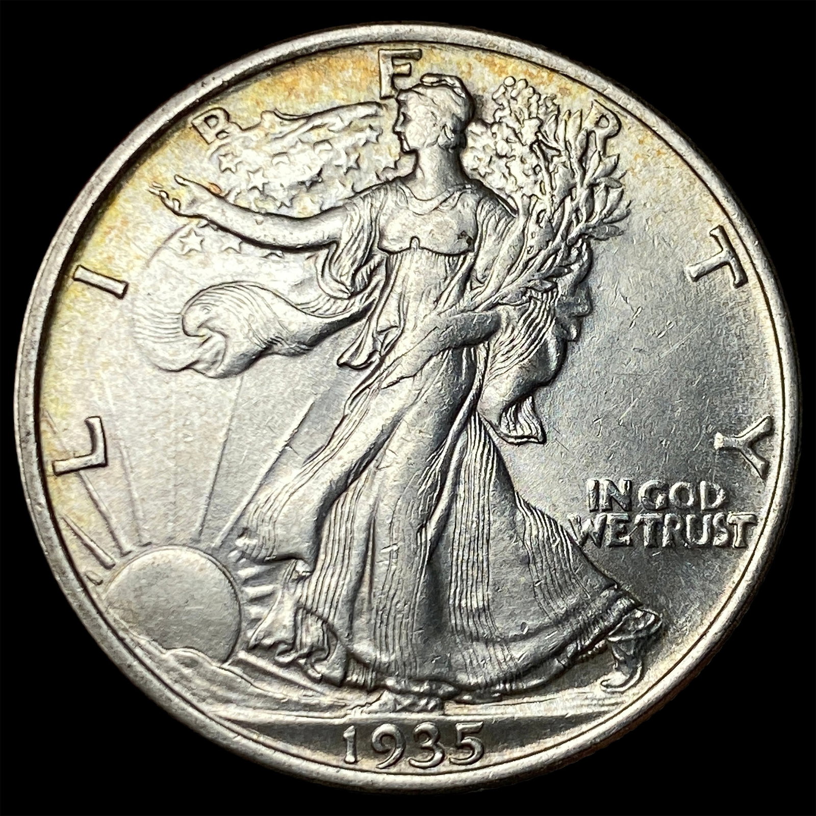 1935 Silver Walking Liberty Half Dollar UNCIRCULATED: 1935 Silver Walking Liberty Half Dollar UNCIRCULATED