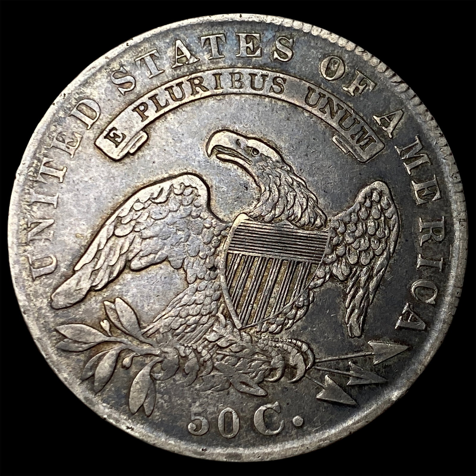 1835 Capped Bust Half Dollar CLOSELY UNCIRCULATED - 2