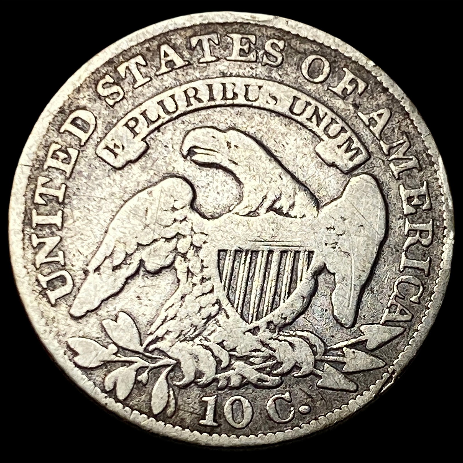 1834 Capped Bust Dime LIGHTLY CIRCULATED - 2