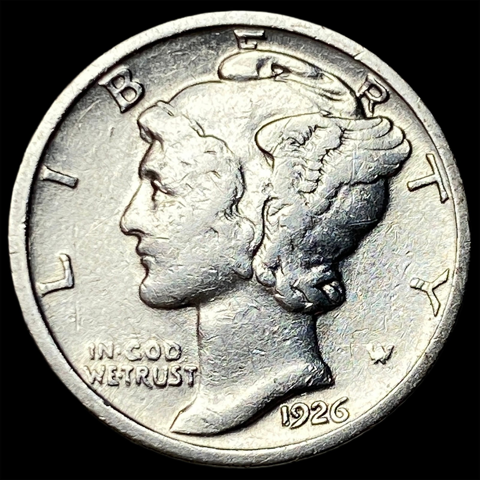1926 Mercury Dime CLOSELY UNCIRCULATED: 1926 Mercury Dime CLOSELY UNCIRCULATED