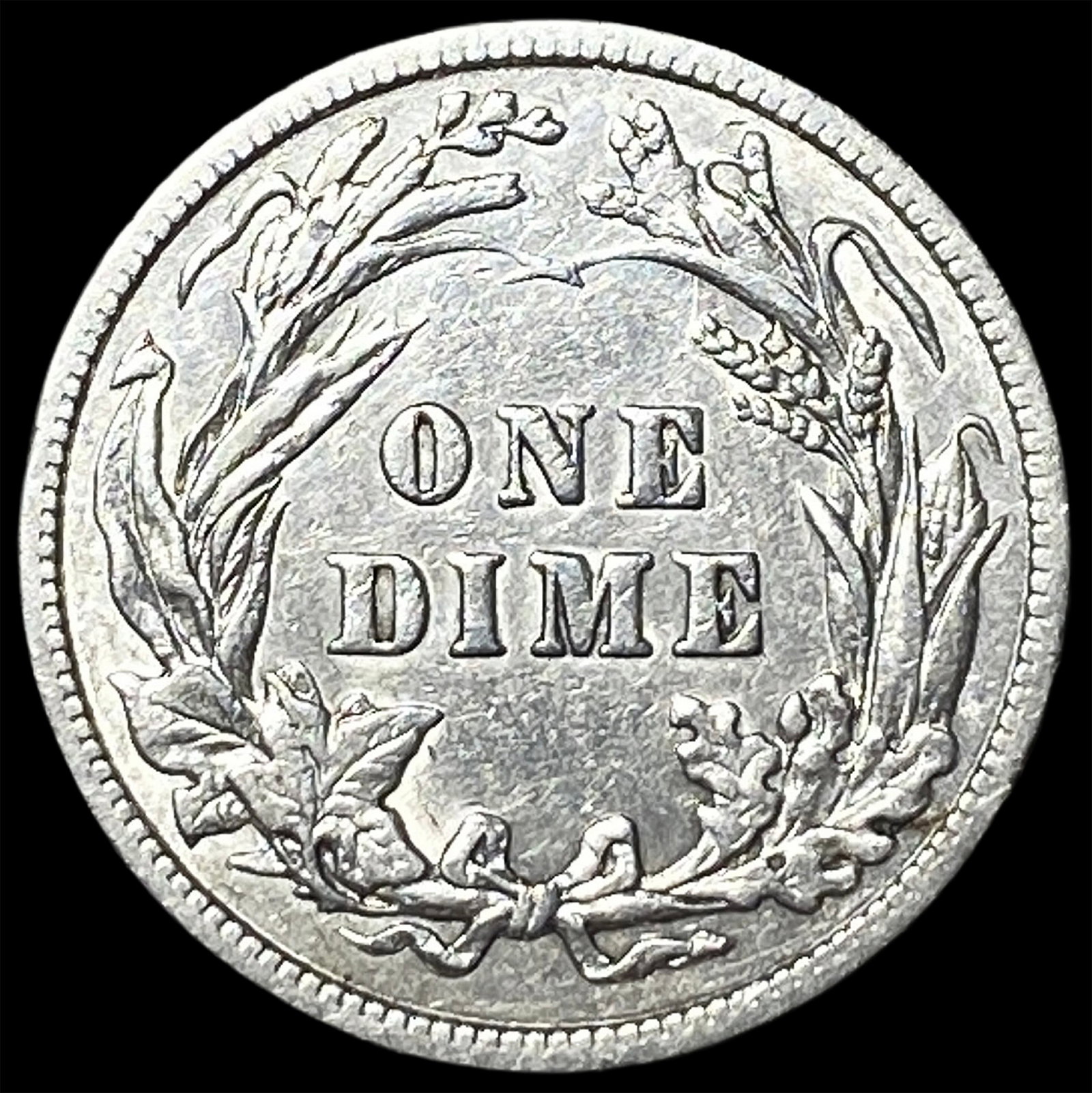 1908 Barber Dime CHOICE AU - 2