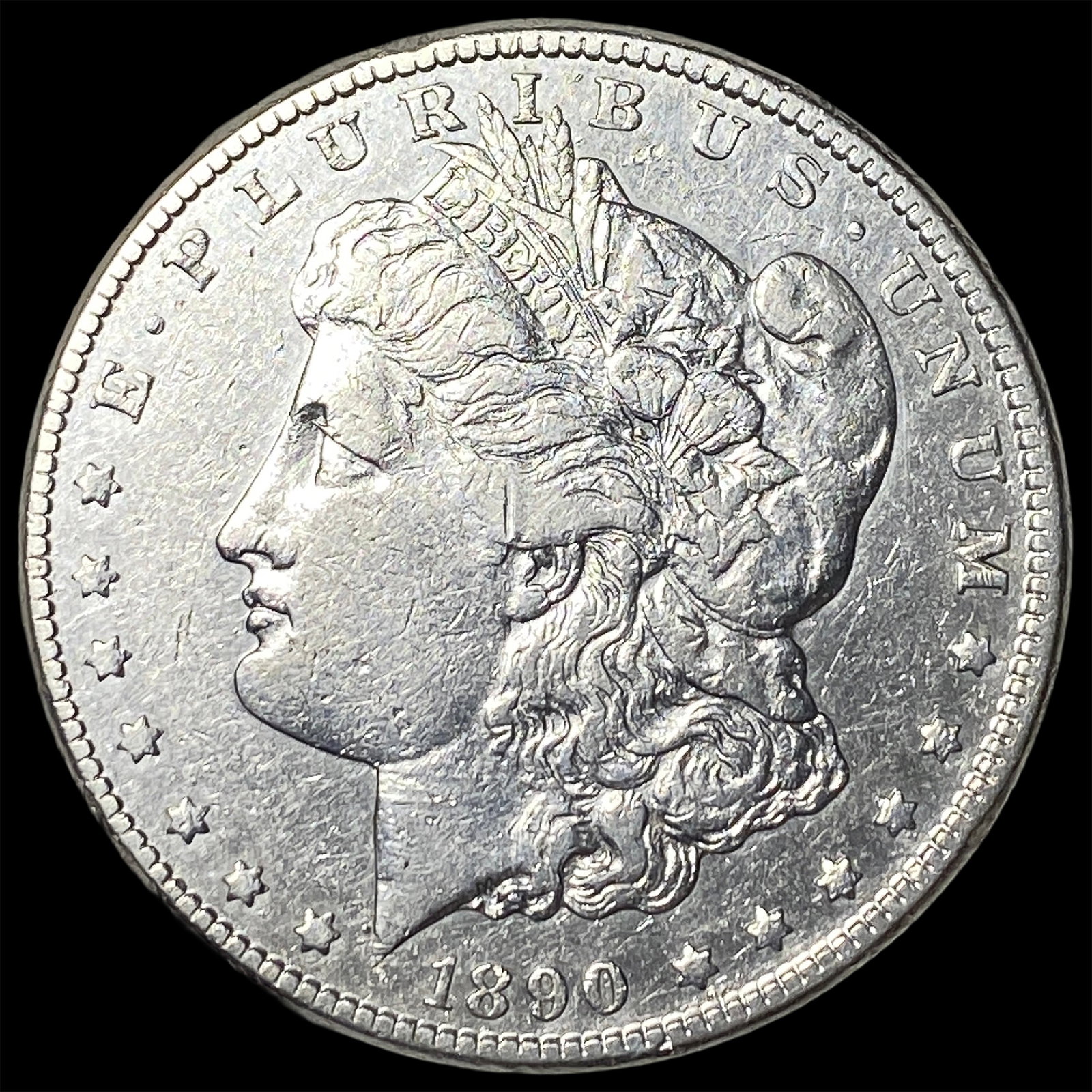 1890-S Silver Morgan Dollar CLOSELY UNCIRCULATED (1 of 2)
