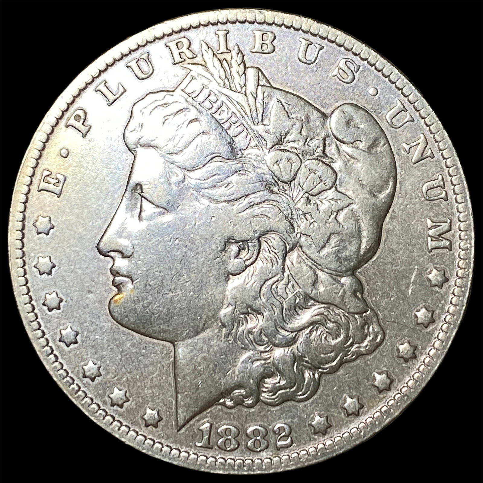 1882-CC Silver Morgan Dollar CLOSELY UNCIRCULATED: 1882-CC Silver Morgan Dollar CLOSELY UNCIRCULATED