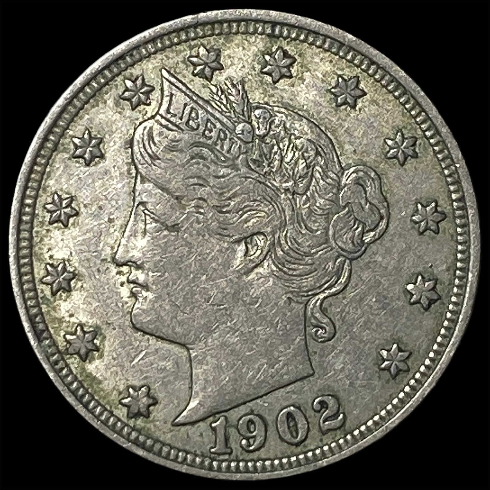 1902 Liberty Head Nickel NEARLY UNCIRCULATED (1 of 2)