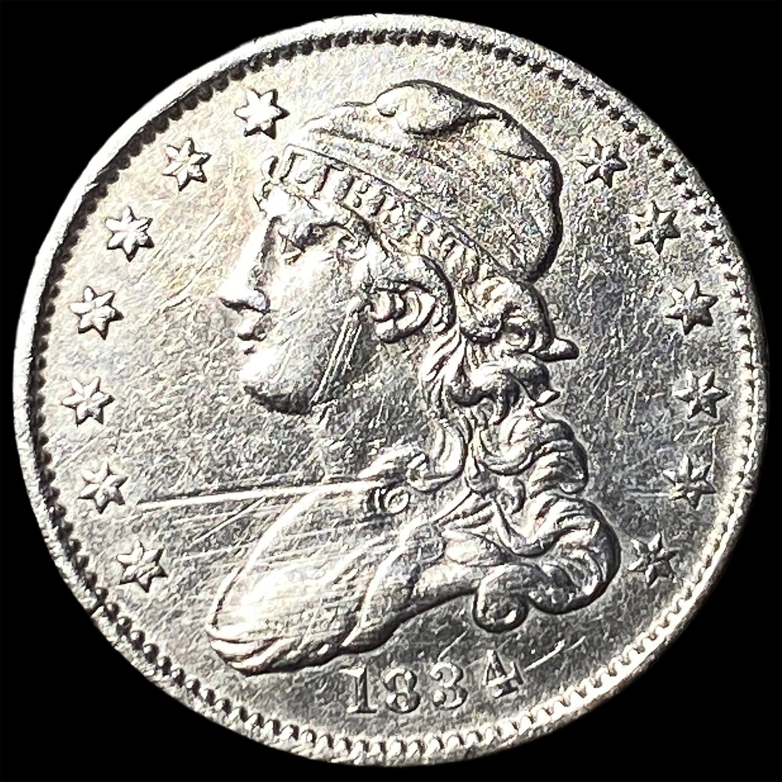 1834 Capped Bust Quarter HIGH GRADE (1 of 2)