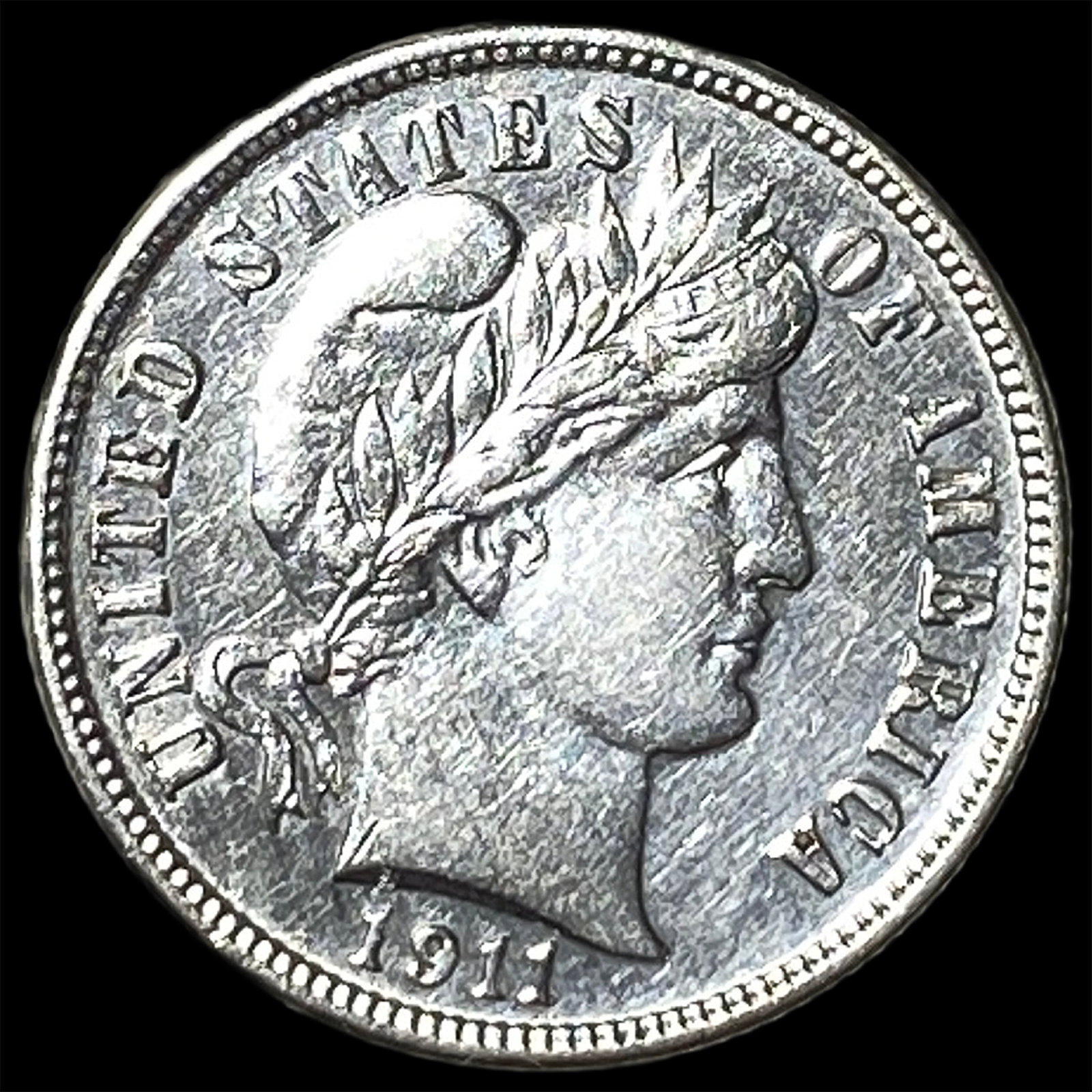 1911-D Silver Barber Dime UNCIRCULATED (1 of 2)