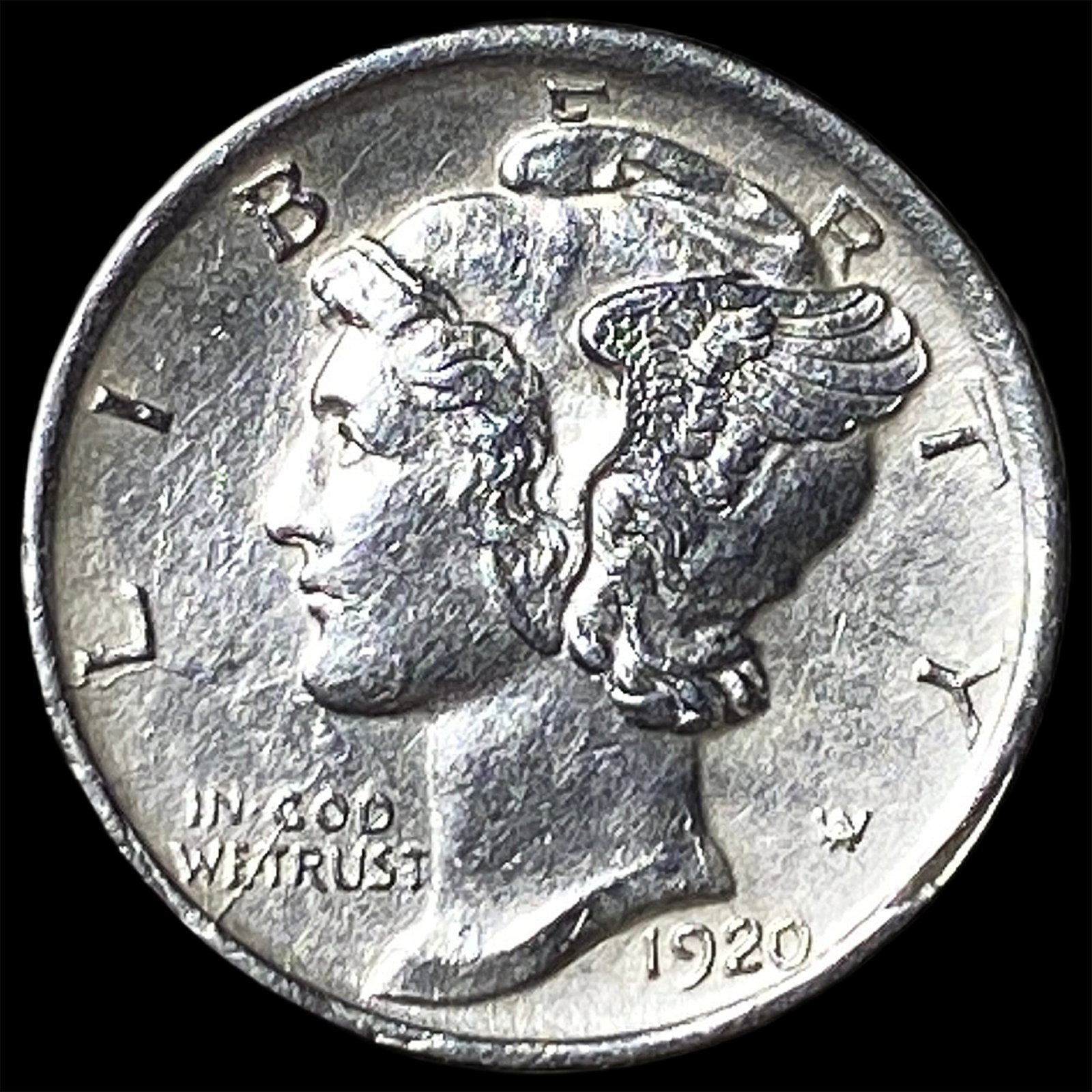 1920 Mercury Dime UNCIRCULATED: 1920 Mercury Dime UNCIRCULATED