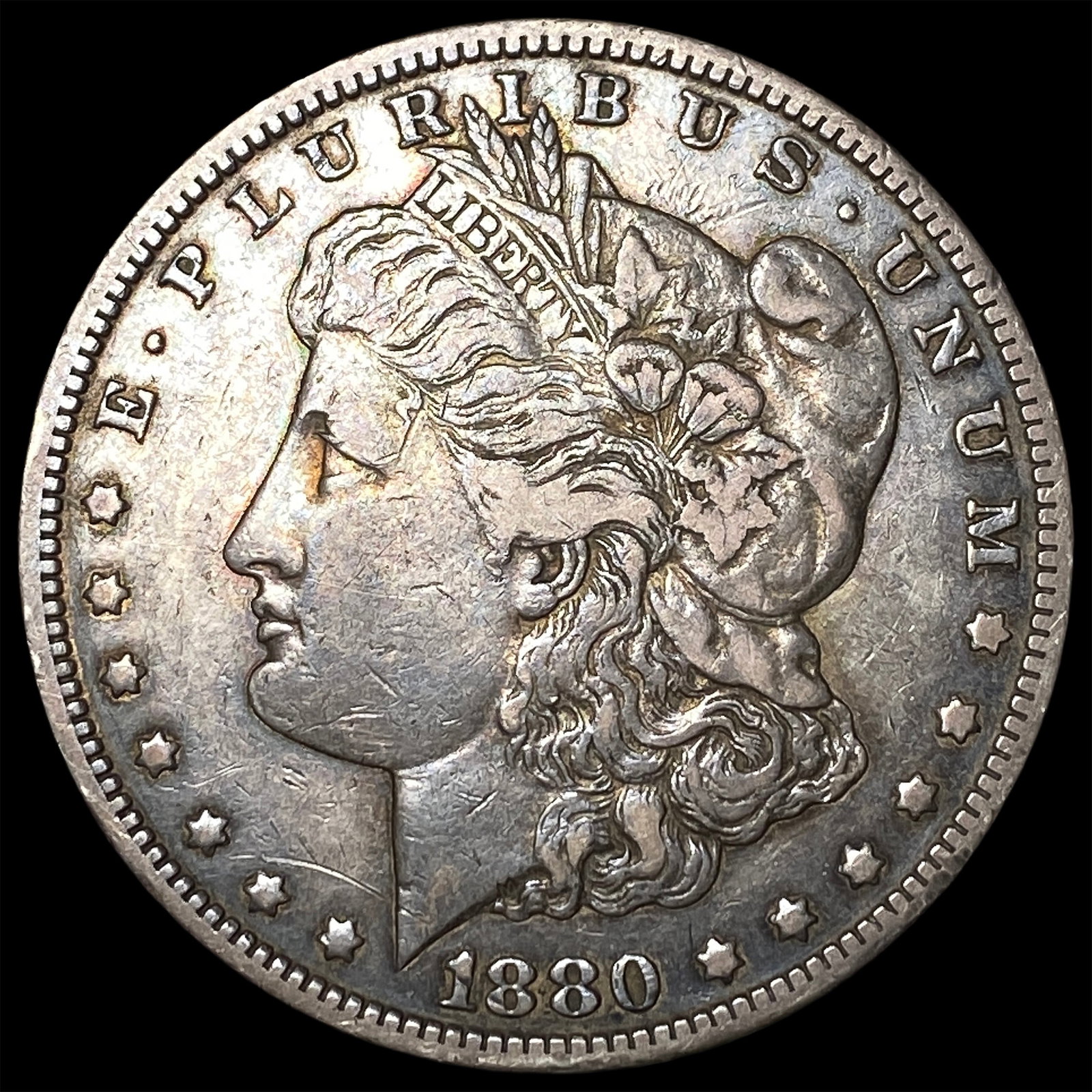 1880 Morgan Silver Dollar CLOSELY UNCIRCULATED (1 of 2)