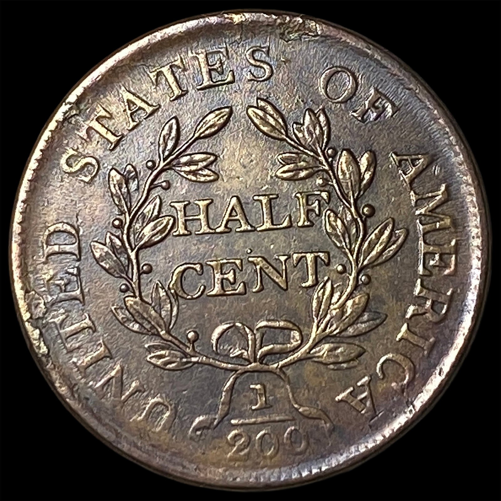 1806 Copper Half Cent UNCIRCULATED - 2