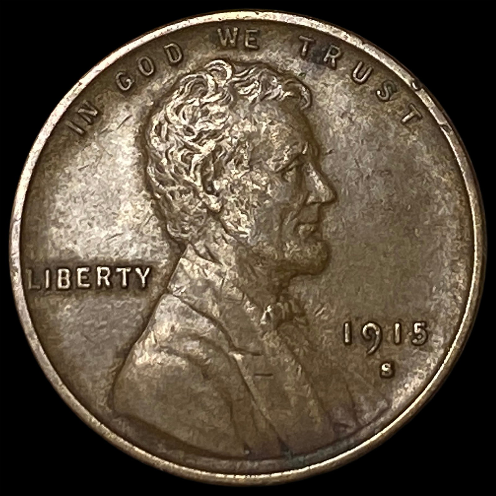 1915-S Lincoln Wheat Cent CLOSELY UNCIRCULATED: 1915-S Lincoln Wheat Cent CLOSELY UNCIRCULATED