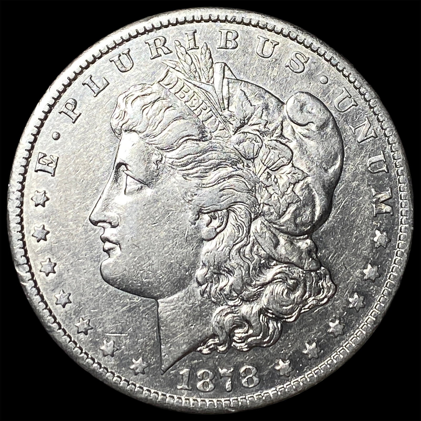 1878-S Silver Morgan Dollar CLOSELY UNCIRCULATED (1 of 2)